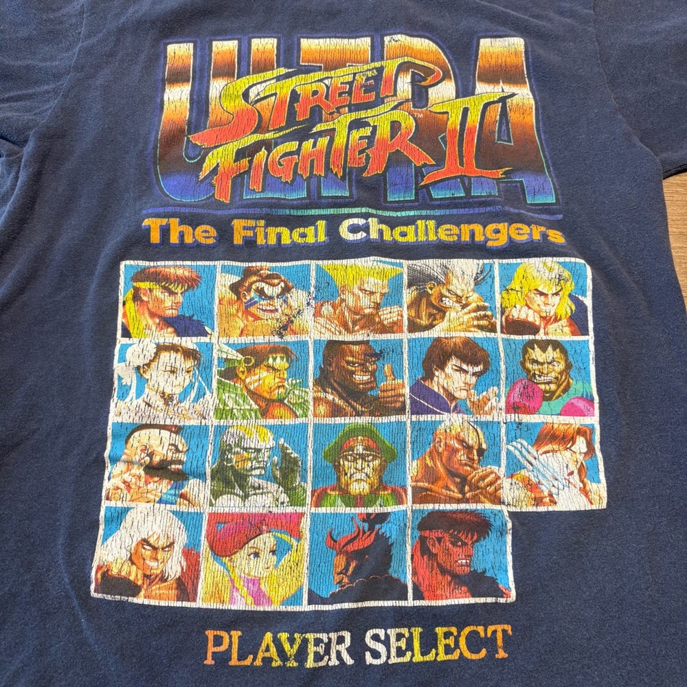 Street Fighter II Graphic T-Shirt Size S